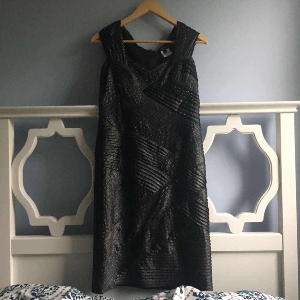Tadashi Shoji Dark Grey Cocktail Dress
